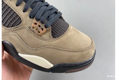 Brown AJ4-882335 Air Retro Jordan 4 Travis Scott x 1025